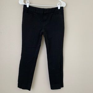 CROPPED TROUSERS-BLACK